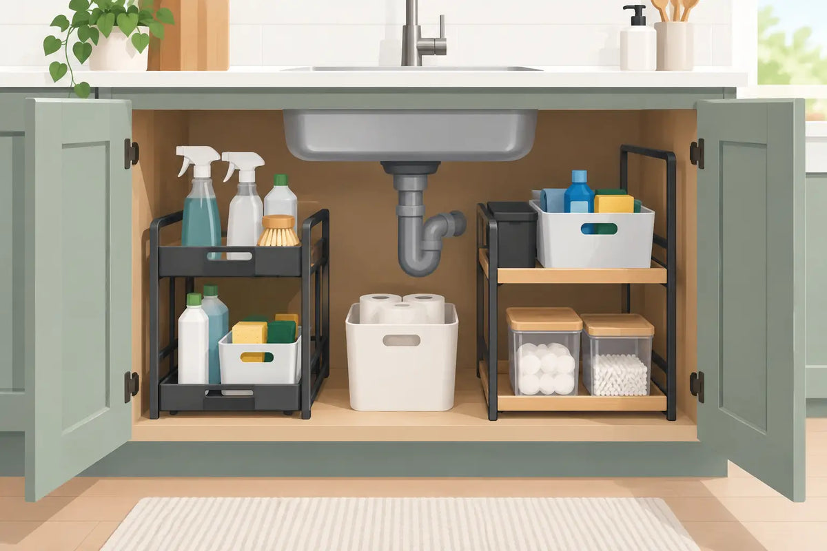 Under Sink Kitchen Organizer Ideas That Work