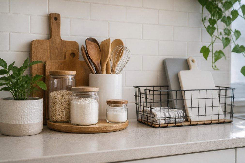 How to Organize Small Kitchen Counters: 7 Steps