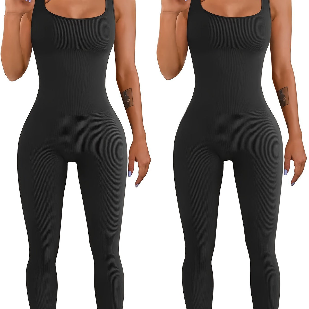 Women's Sleeveless Tank Bodysuit - product photo 8