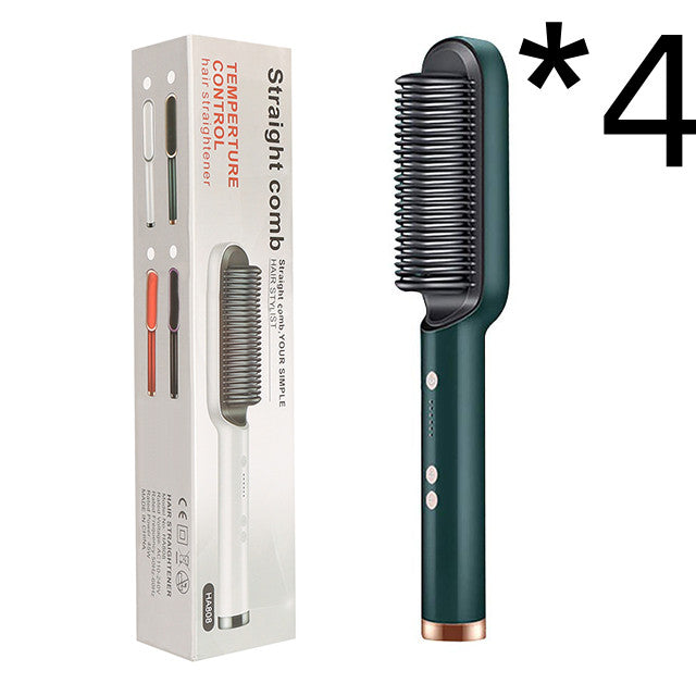 2-in-1 Hair Straightener & Curling Brush - product photo 25