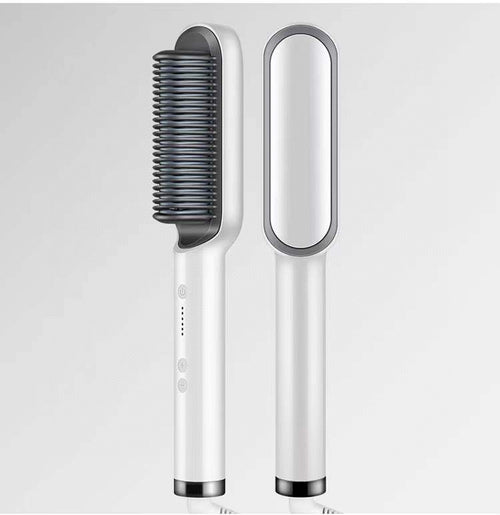 2-in-1 Hair Straightener & Curling Brush - product photo 2