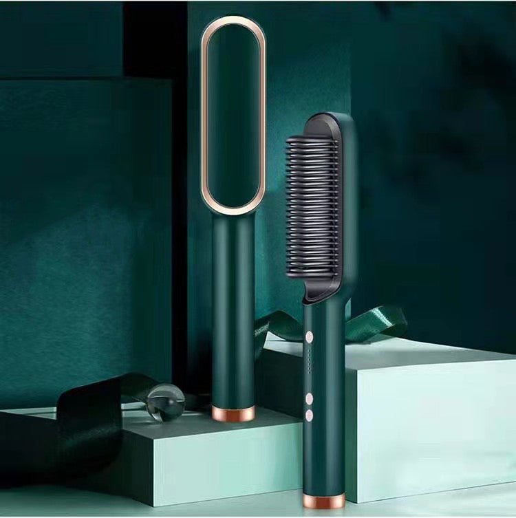 2-in-1 Hair Straightener & Curling Brush - product photo 31