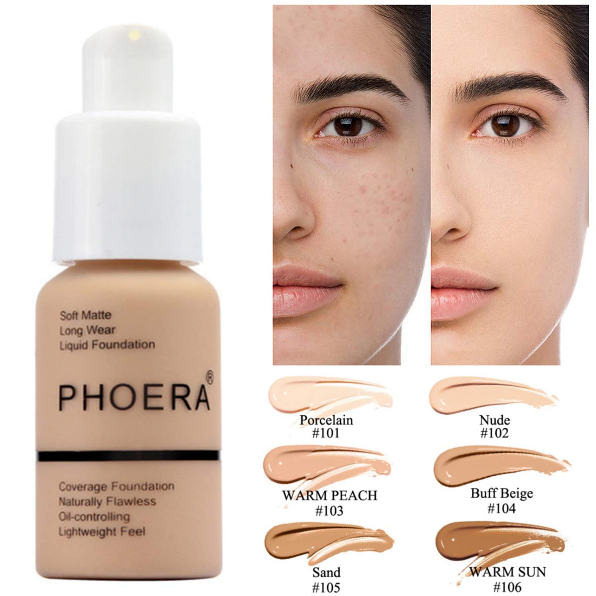Oil-Control Matte Concealer Foundation - product photo 1