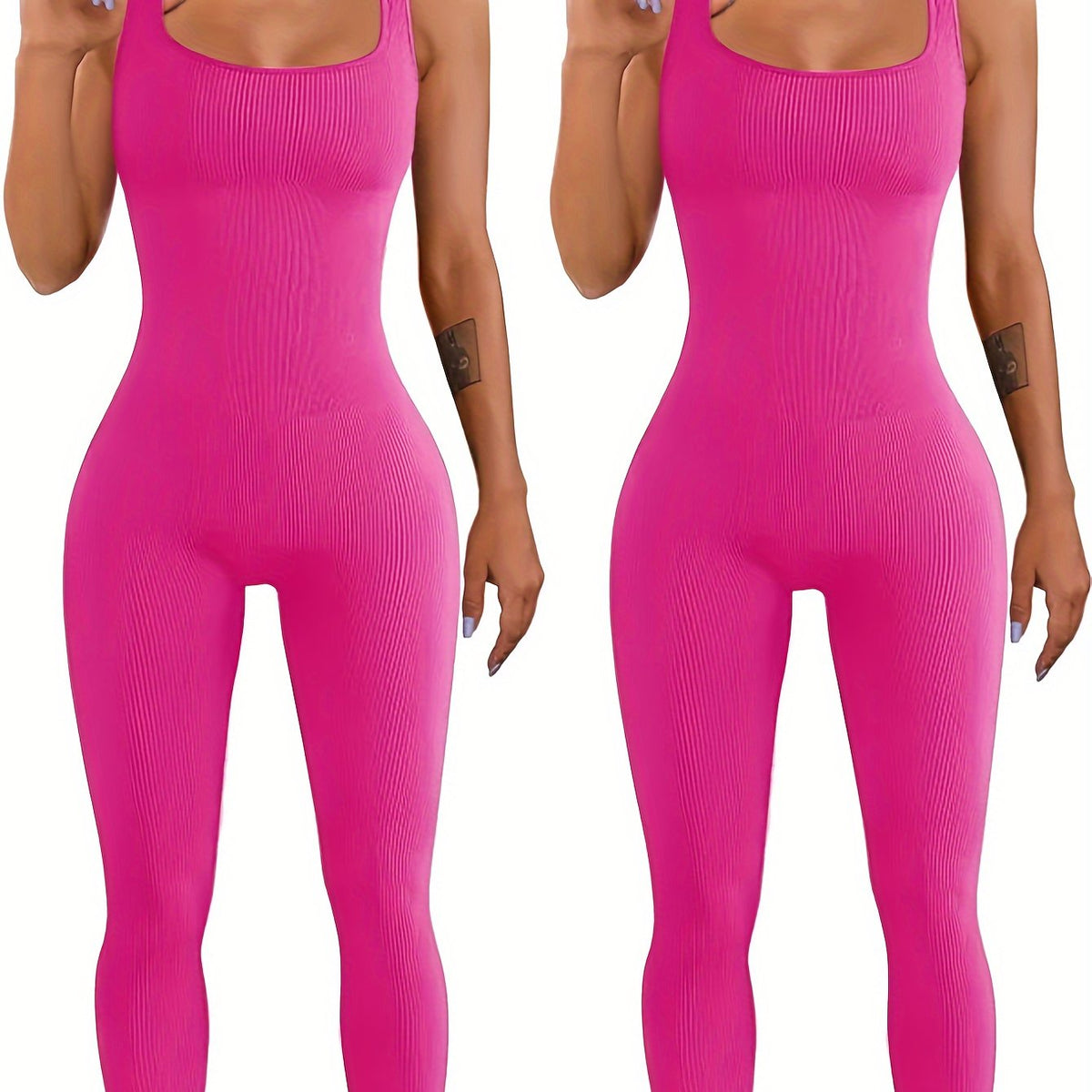 Women's Sleeveless Tank Bodysuit - product photo 23