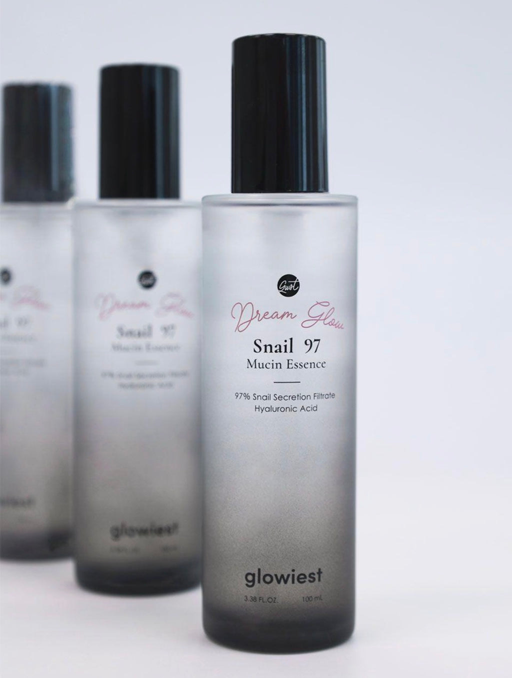 Snail 97 Mucin Essence bottles lineup