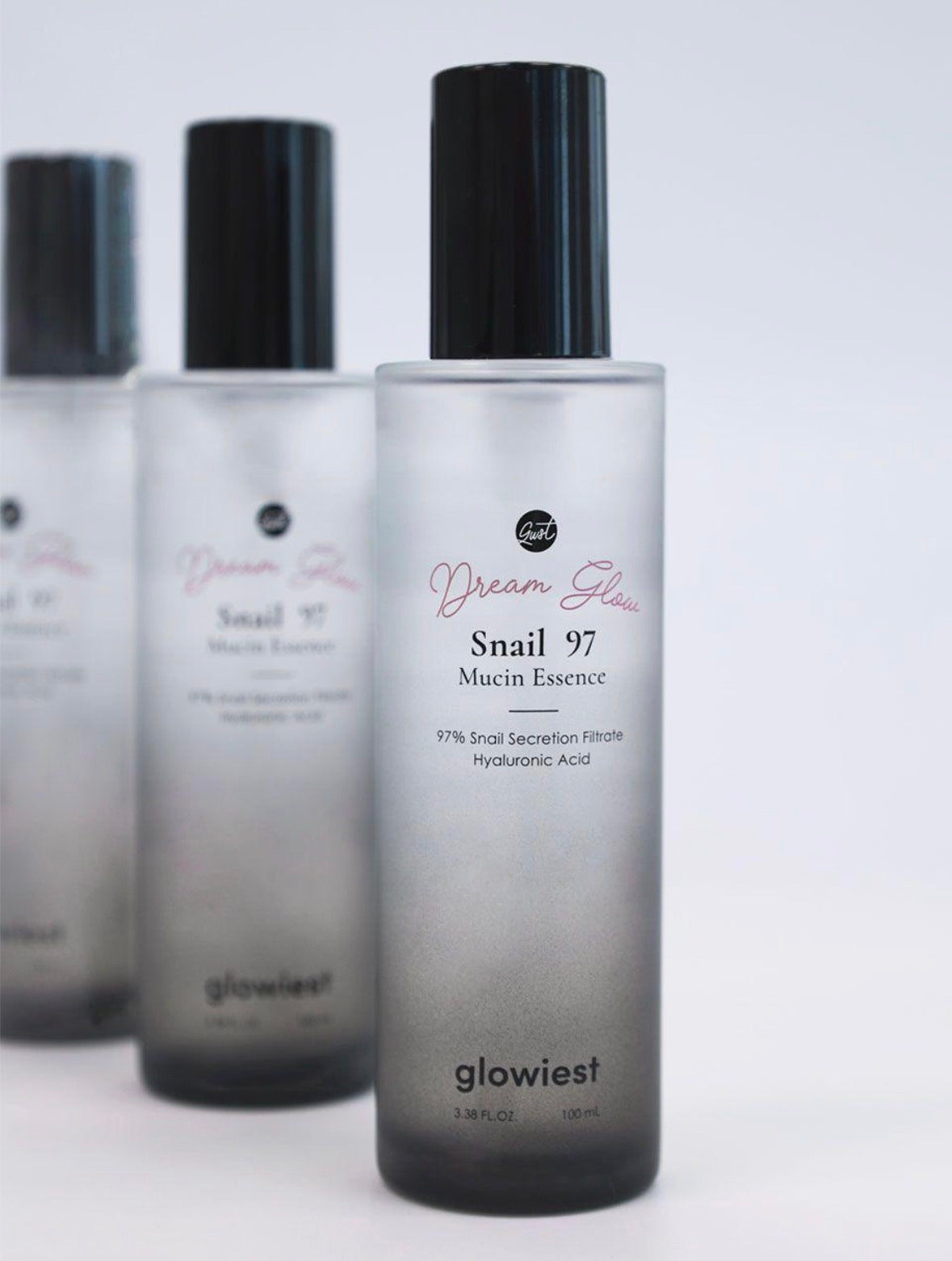 Snail 97 Mucin Essence bottles lineup