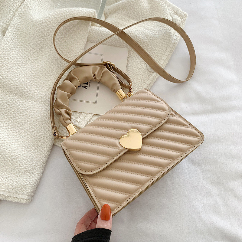 Women's Chain Shoulder Bag with Heart Detail - product photo 6