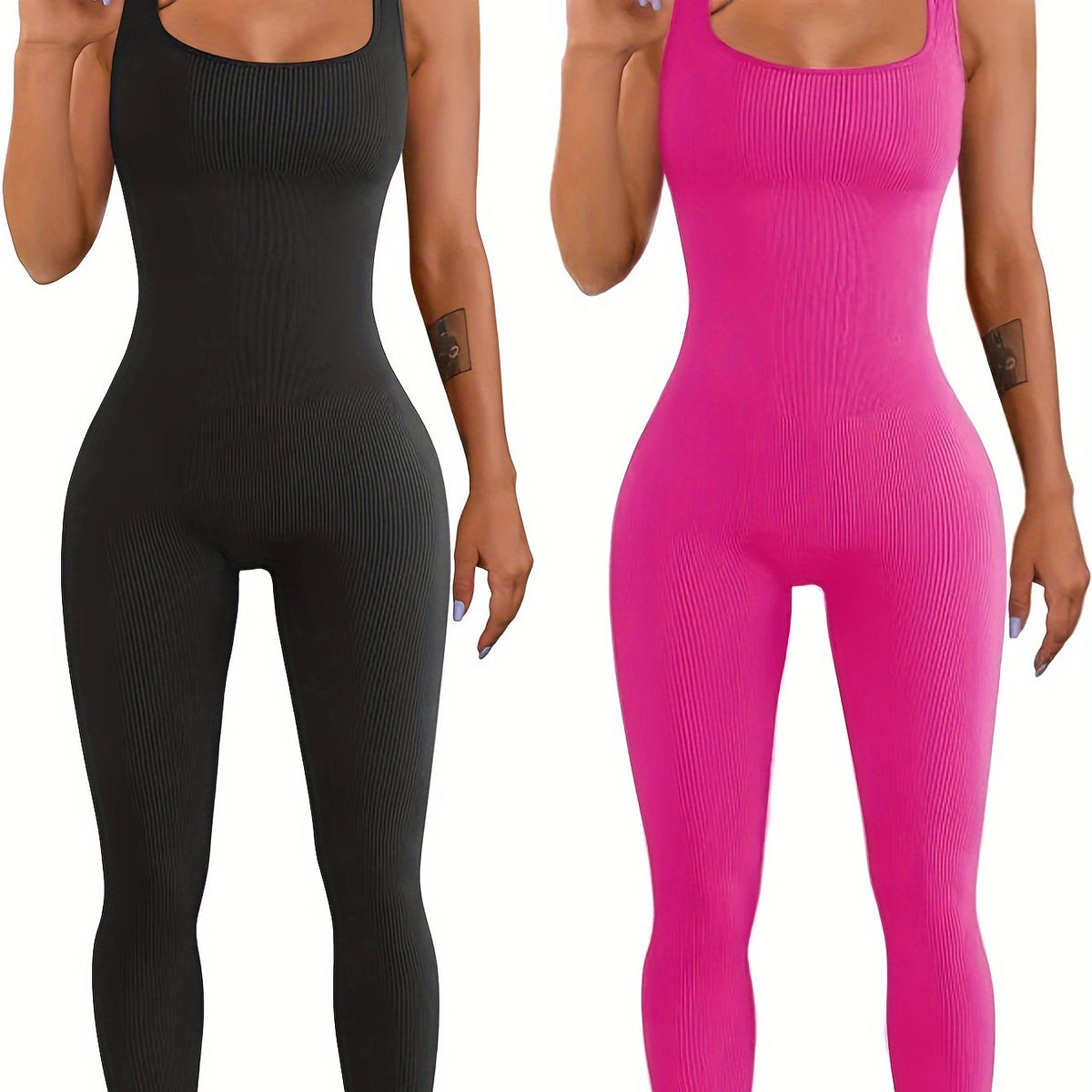 Women's Sleeveless Tank Bodysuit - product photo 17