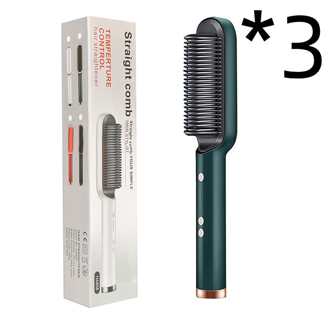 2-in-1 Hair Straightener & Curling Brush - product photo 18