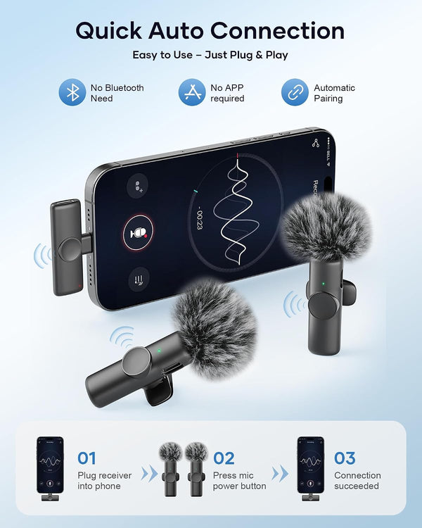 Easy Clip-On Wireless Mics