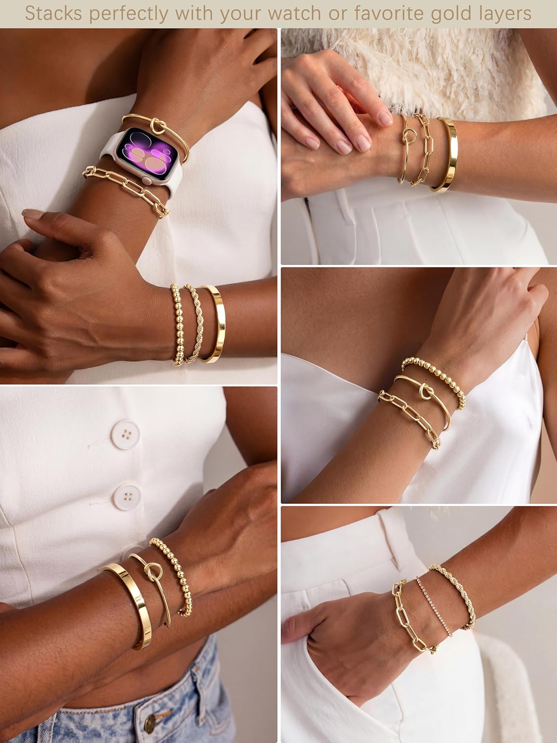 Gokeey Gold Bracelet Collection