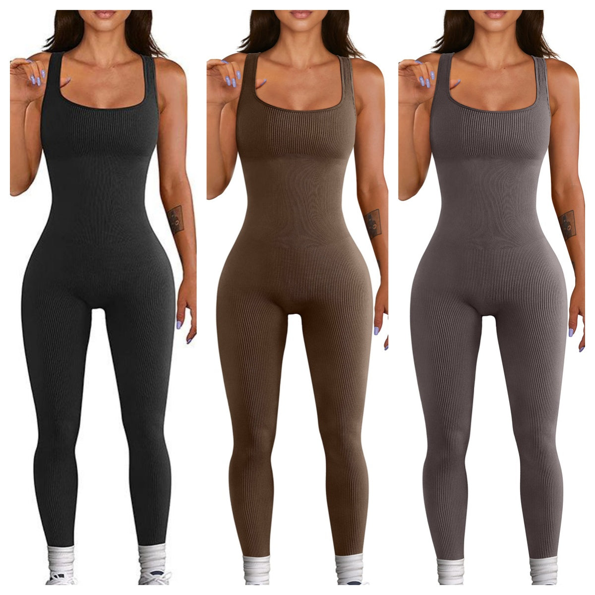 Women's Sleeveless Tank Bodysuit - product photo 18