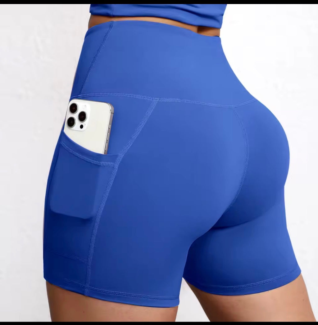 High-Waist Pocket Yoga Shorts - product photo 10