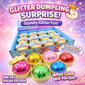 Golden Glitter Dumpling Squishy