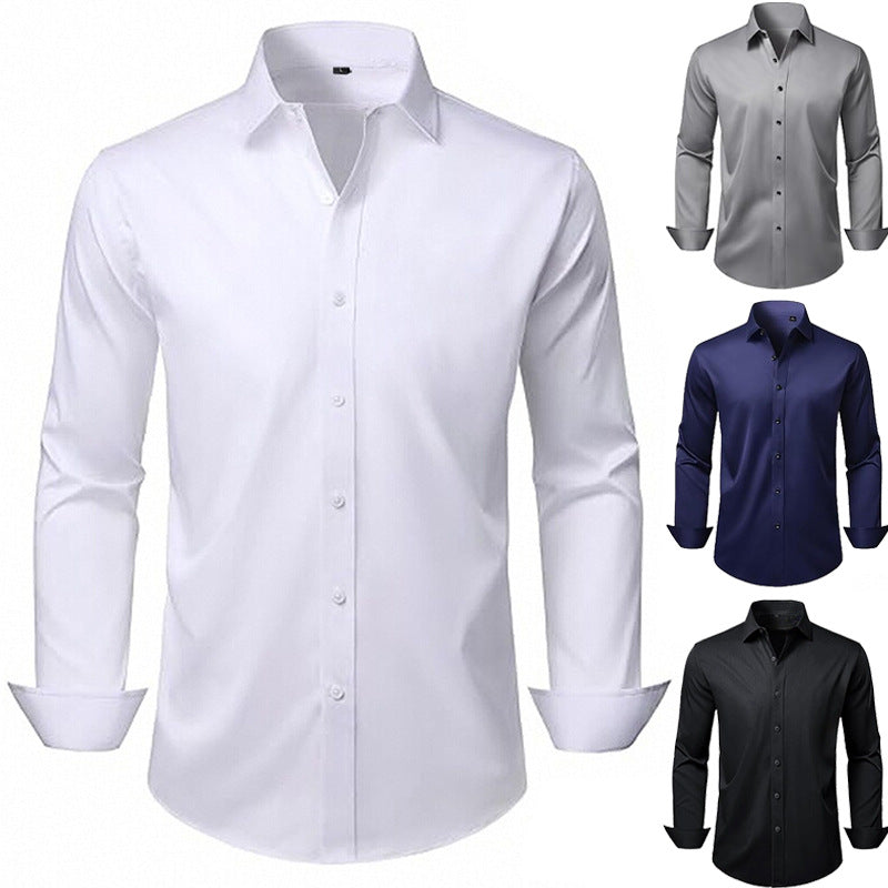 2026 Spring New Amazon Hot-Selling Loose Casual Flannel Long-Sleeve Hooded Plaid Shirt for Men with a High-End Feel