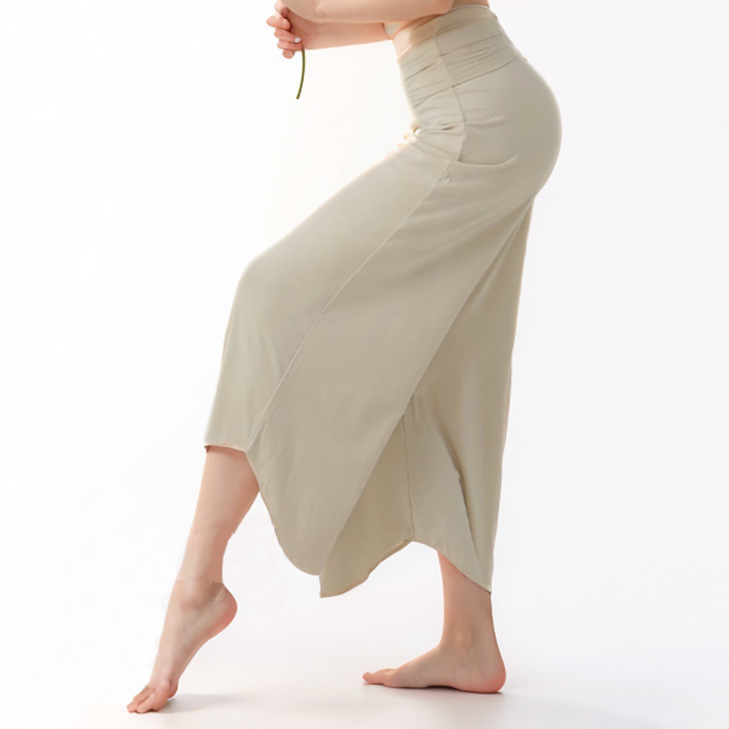 Floating Cloud Pants Yoga High Waist Loose Wide Leg Pants Training Pants Soft Waxy High Elastic Skin Breathable Lightweight Yoga Clothing for Women in Summer