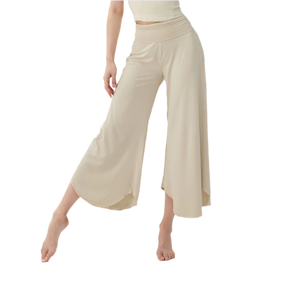 Floating Cloud Pants Yoga High Waist Loose Wide Leg Pants Training Pants Soft Waxy High Elastic Skin Breathable Lightweight Yoga Clothing for Women in Summer