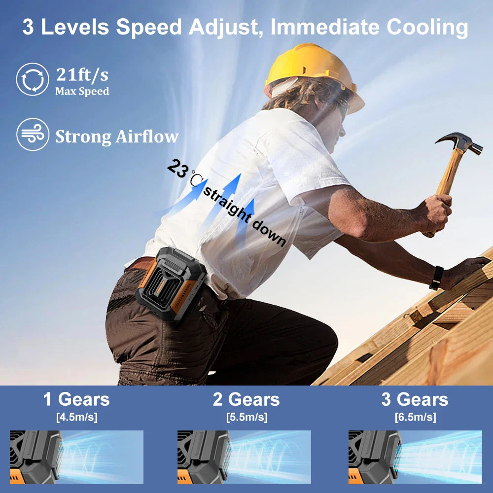 Hands-Free Waist Fan
