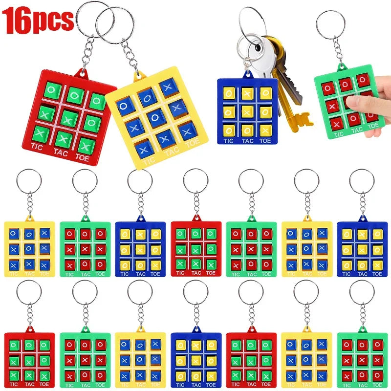 Fun Tic Tac Toe Keychains