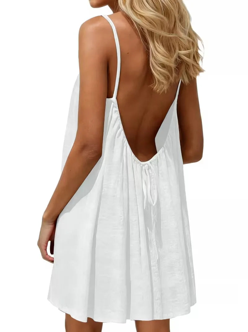Chic Loose Backless Dress - product photo 1