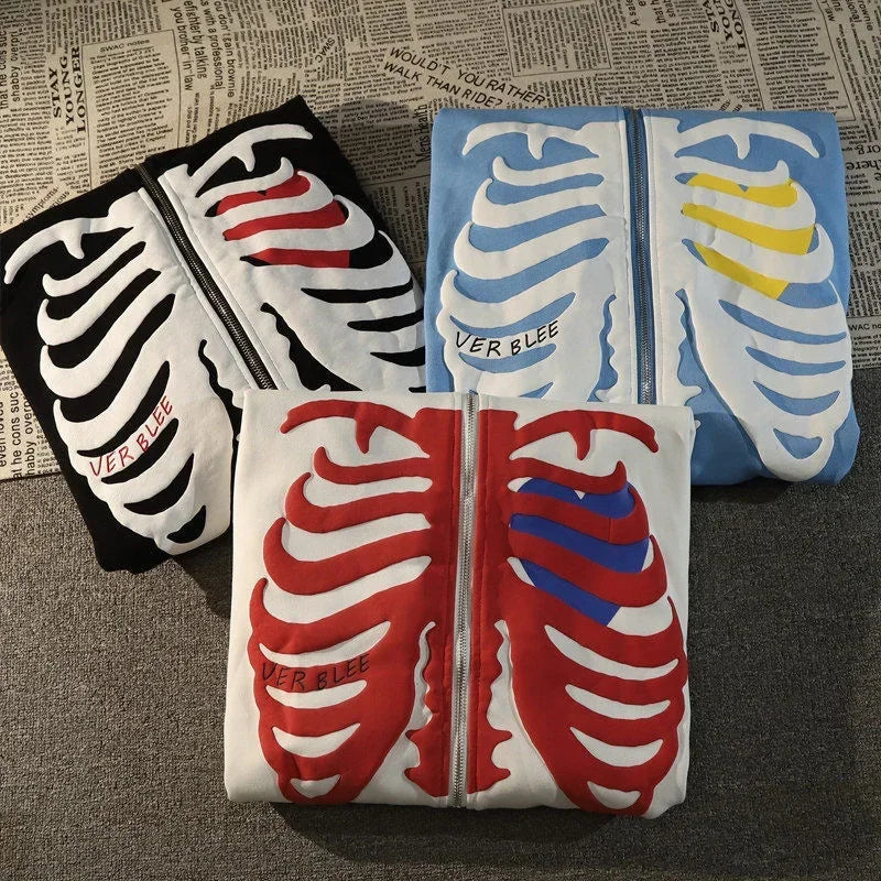 Chic Skeleton Hoodie for Women - product photo 3