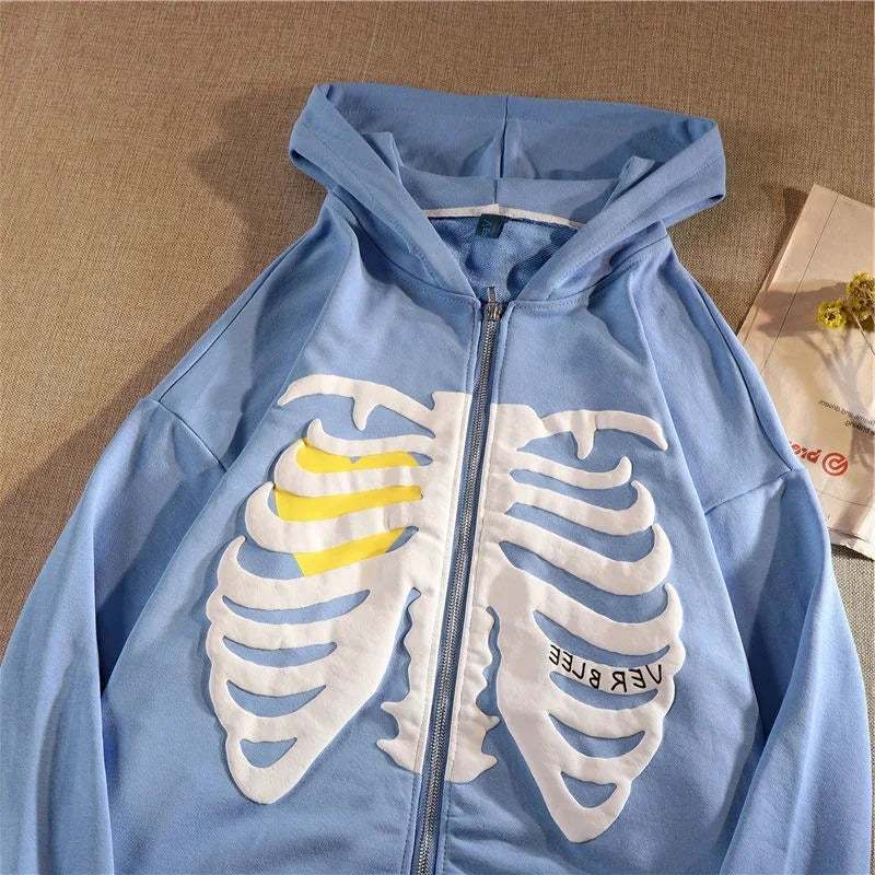 Chic Skeleton Hoodie for Women - product photo 5