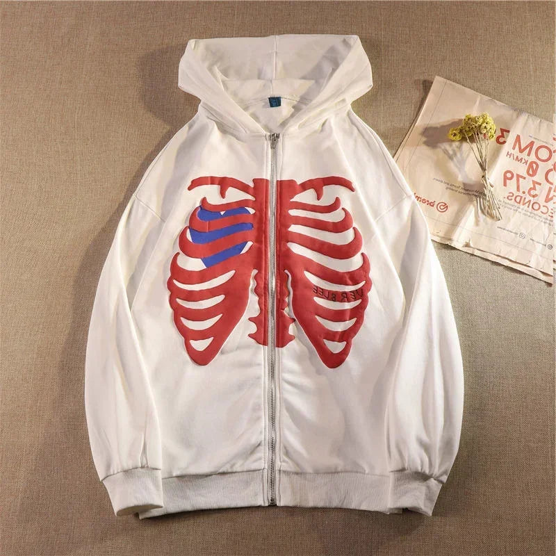 Chic Skeleton Hoodie for Women - product photo 4