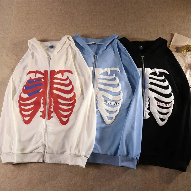 Chic Skeleton Hoodie for Women - product photo 2