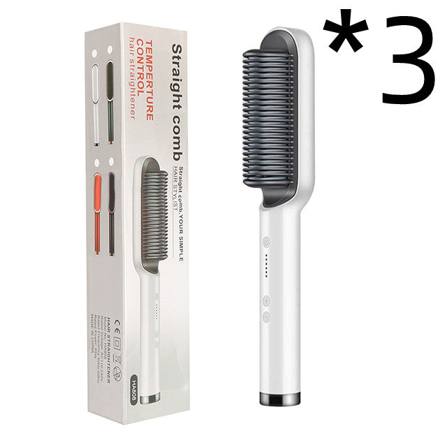 2-in-1 Hair Straightener & Curling Brush - product photo 22