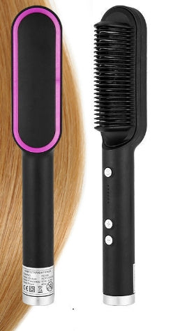 2-in-1 Hair Straightener & Curling Brush - product photo 4