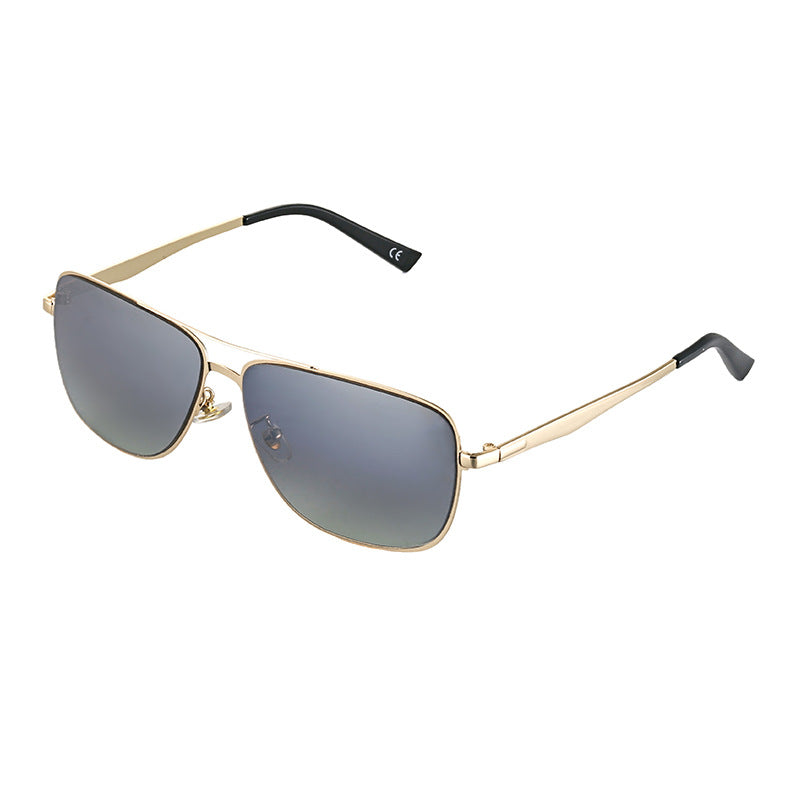 Men's Retro Double-Bridge Sunglasses - product photo 6