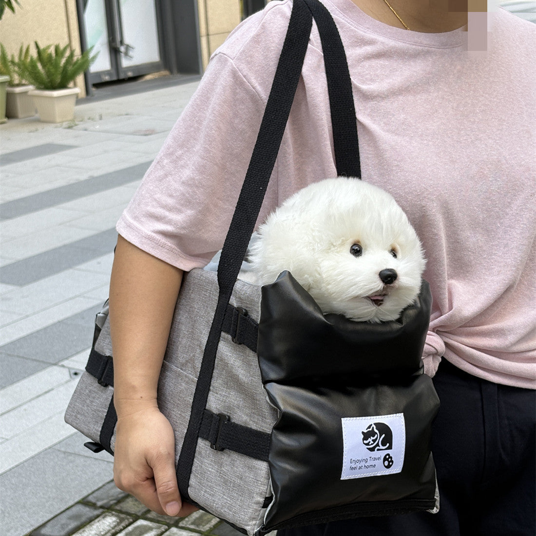 Leather Dog Bed Cat Carrier Car Seat Mat - product photo 4