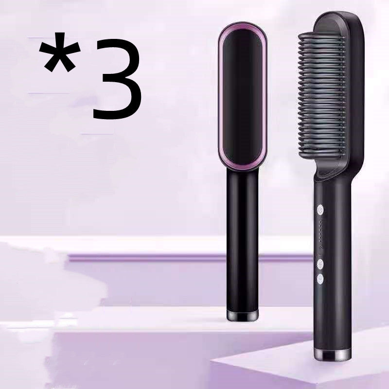 2-in-1 Hair Straightener & Curling Brush - product photo 15