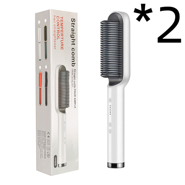 2-in-1 Hair Straightener & Curling Brush - product photo 8