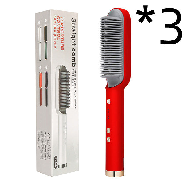 2-in-1 Hair Straightener & Curling Brush - product photo 20